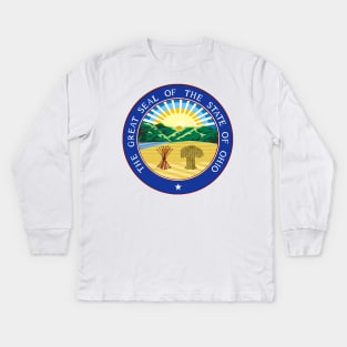 Great Seal of the State of Ohio Kids Long Sleeve T-Shirt